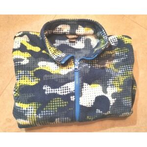 Eddie Bauer Camo Jacket Zip Up  Boys Size 7 Small Activewear